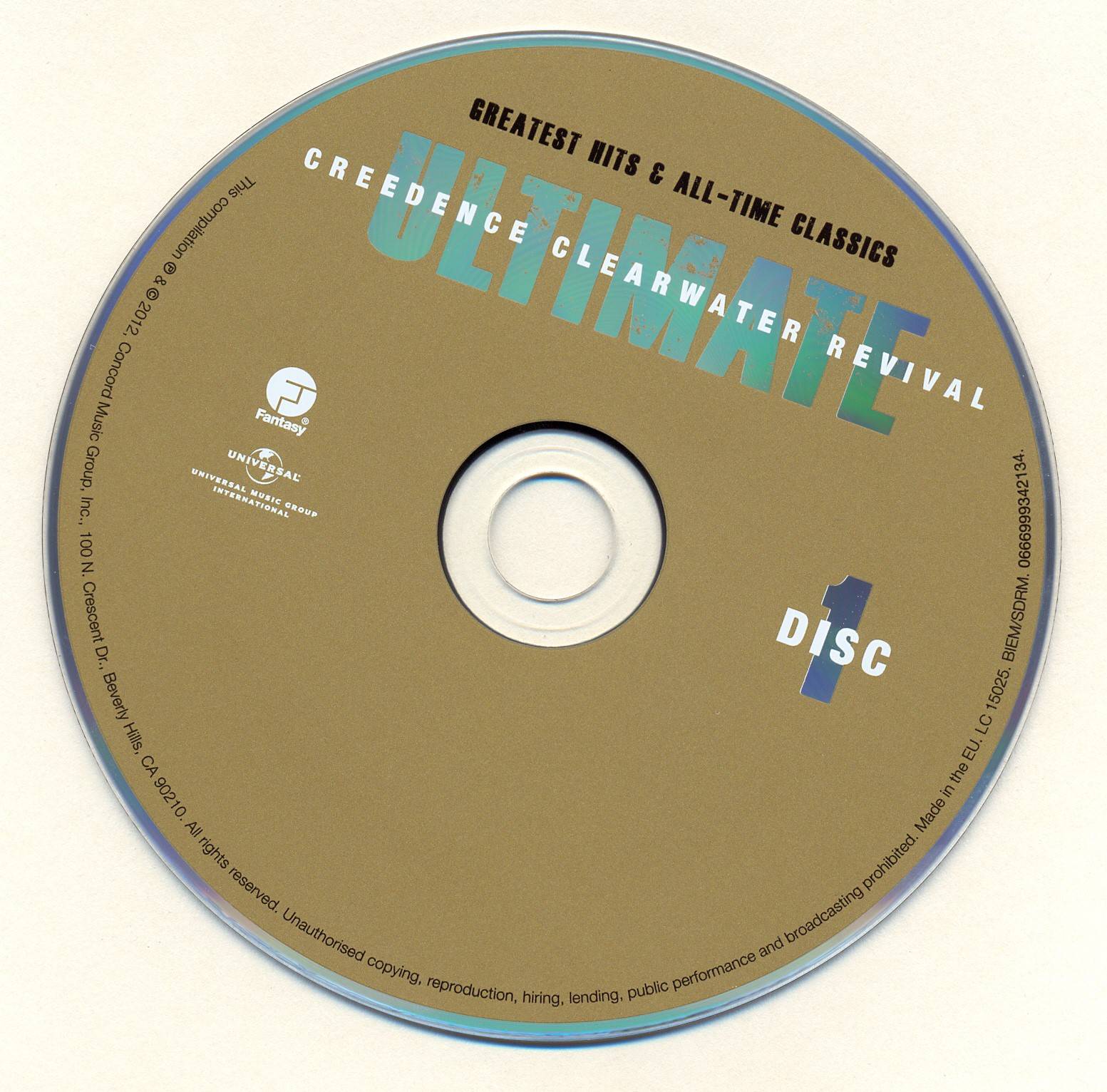 Creedence Clearwater Revival Ultimate CCR : CD1